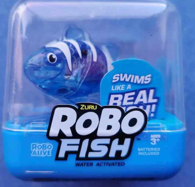 Nuevo. Robo Fish Zuru. Color azul.