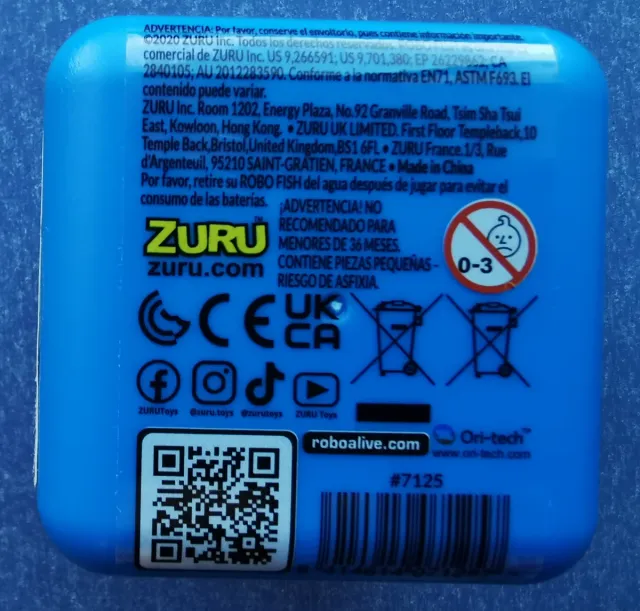 Nuevo. Robo Fish Zuru. Color azul.