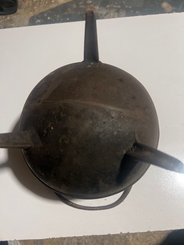 Pote Gallego Antiguo Hierro Fundido