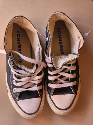 Superga alte nere tg 36