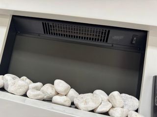 Chimenea Eléctrica Pur Line Blanca Piedras