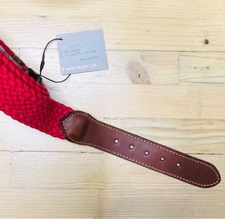 Cinturón Lottusse trenzado rojo