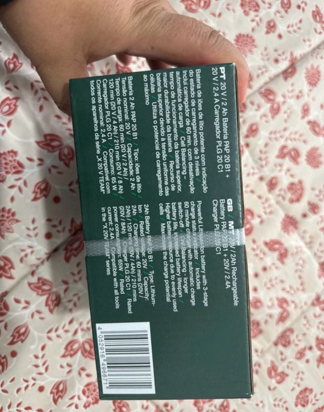 PARKSIDE Batería 20V / 2Ah y Cargador 20V / 2.4A