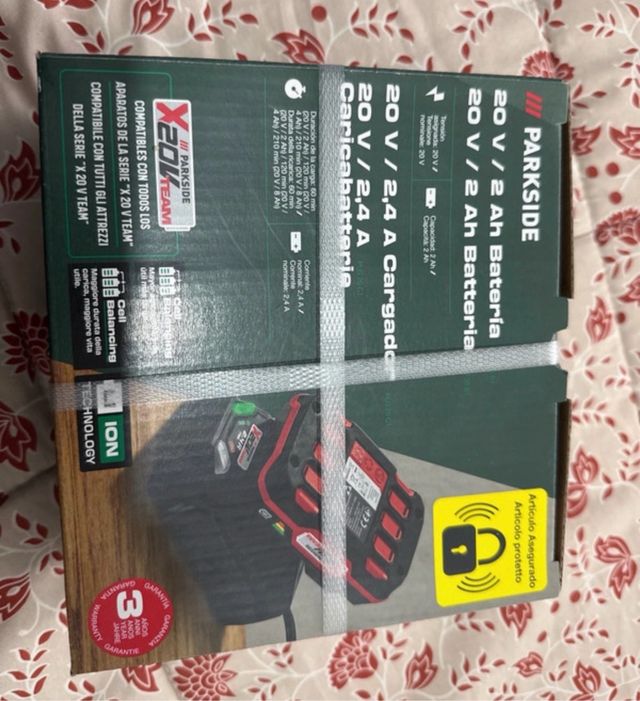 PARKSIDE Batería 20V / 2Ah y Cargador 20V / 2.4A