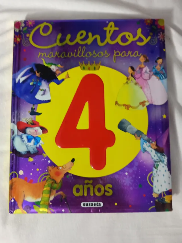 Libro infantil Cuentos maravillosos para 4 años