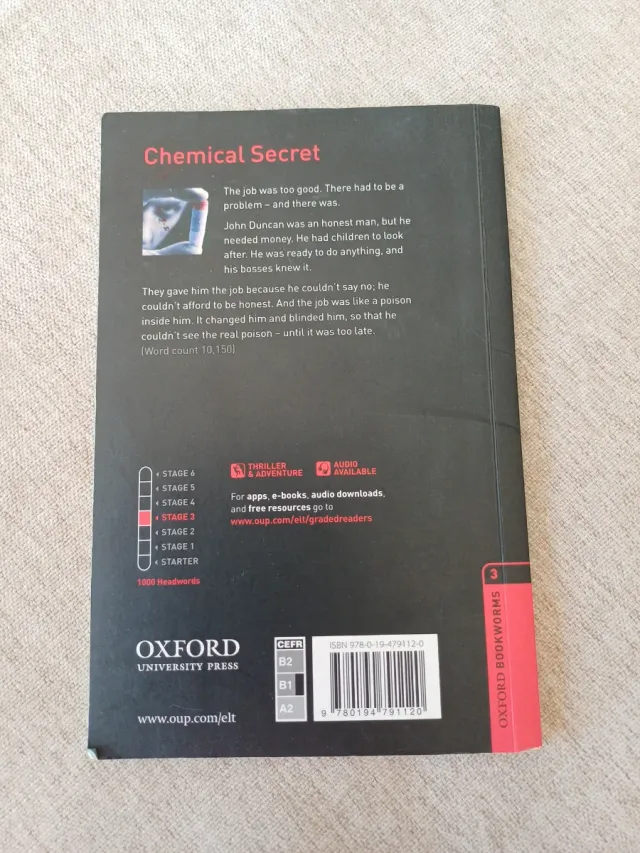 Oxford Bookworms Library: Chemical Secret: Leve...