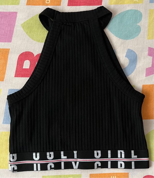 Top Pull & Bear Negro Talla M