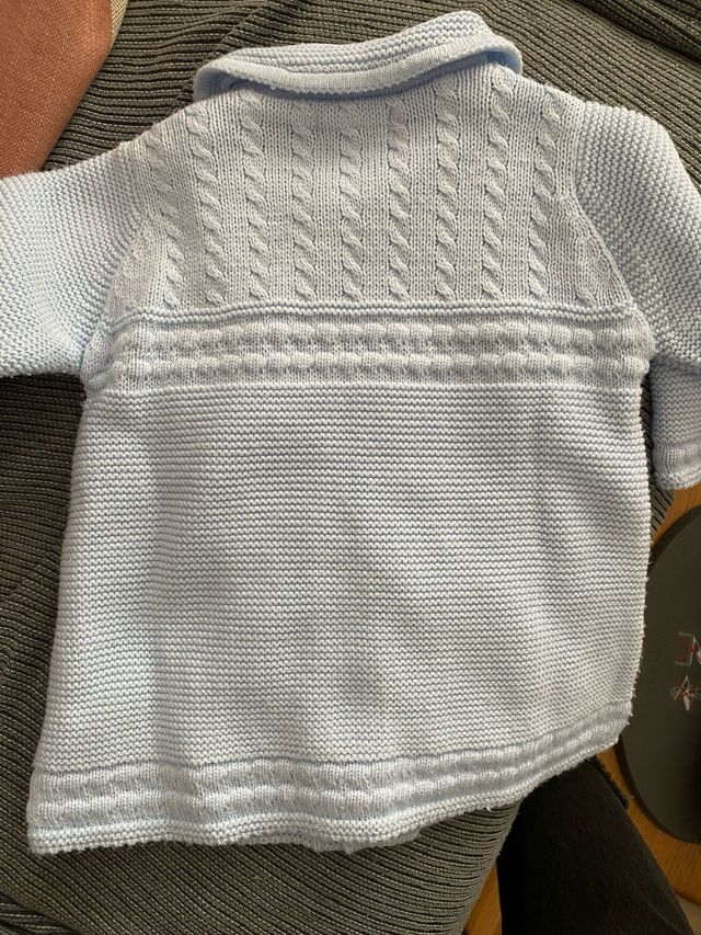 Abrigo Celeste Bebé Marca Dulces