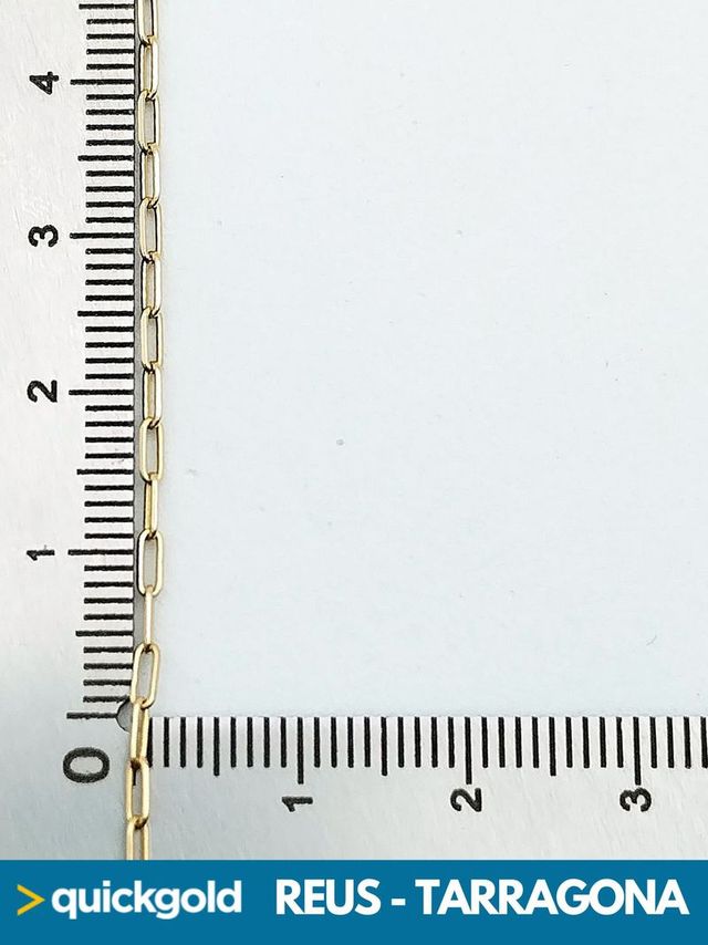 040-02-00508 CADENA ORO 18K FORZADA  51.5CM