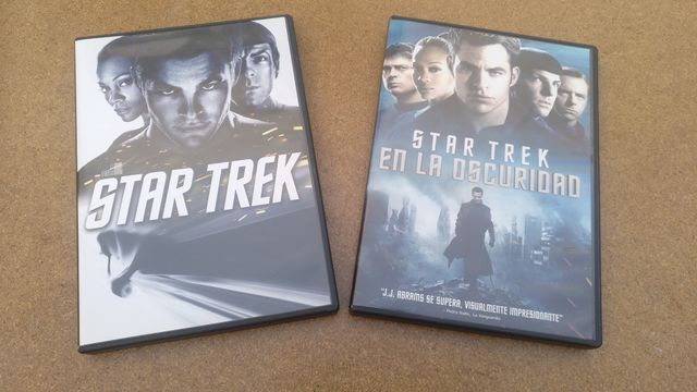 DVDs Star Trek 2 Películas (XI, XII).
