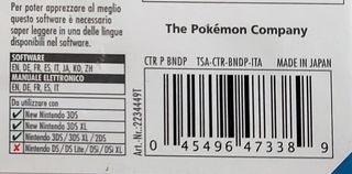 Pokemon Sole Nintendo 3DS ITA