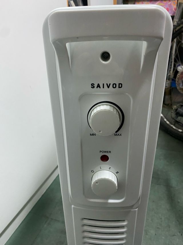 Radiador eléctrico Blanco de Saivod