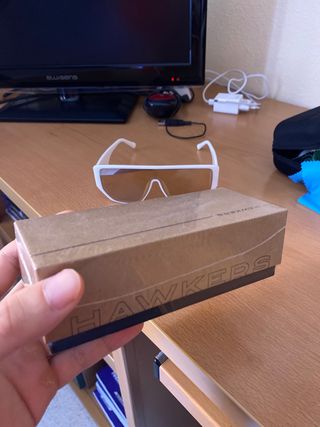 Gafas de sol Hawkers blancas y marrones