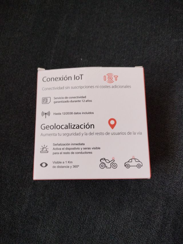 Luz de emergencia V16 Geolocalizada EBOX, Nueva.