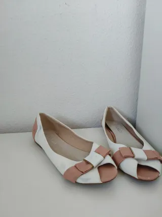 Zapatos bailarina destalonados talla 39