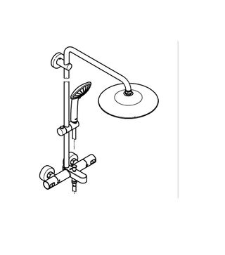 GROHE Vitalio Joy 260 Sistema ducha Termostático
