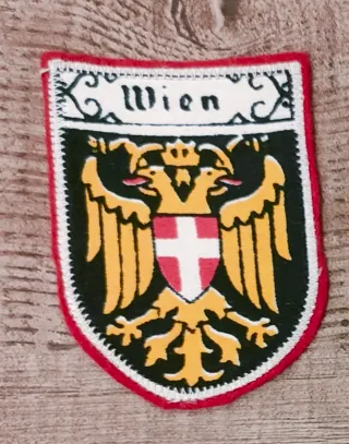 Patch Wien Aquila Bicipite Ricamato Vintage