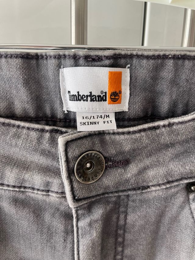 Vaqueros Timberland Gris Talla 16 Años