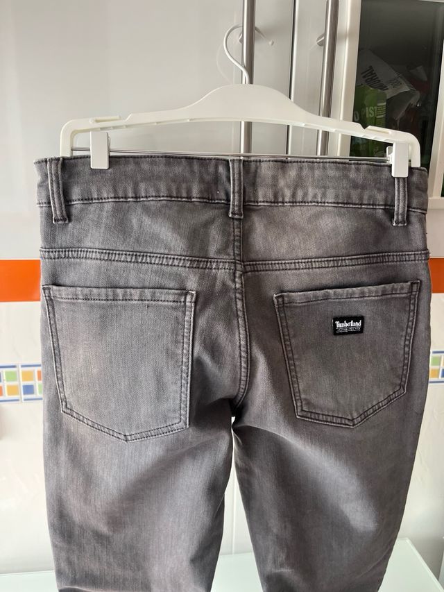 Vaqueros Timberland Gris Talla 16 Años