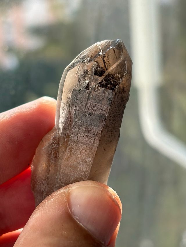 Punta cuarzo Ahumado Natural