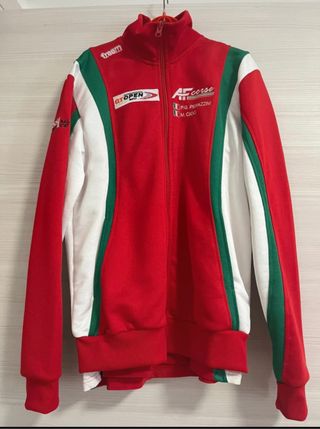 Felpa con zip taglia M