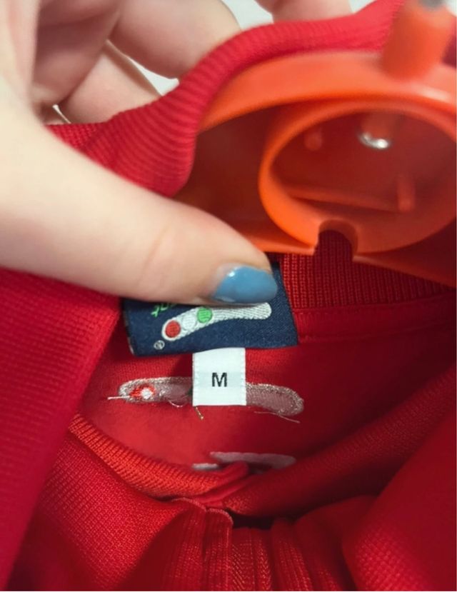 Felpa con zip taglia M