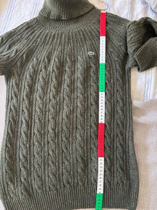 Jersey Lacoste Verde Oliva Trenzado