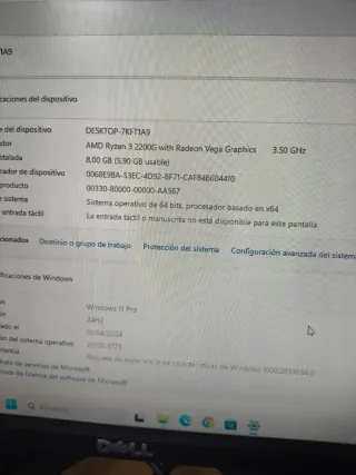 Torre Gaming Ryzen 3 2200G con 8GB Ram