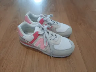 Zapatillas deportivas New Balance 38 Rosa y Blanco