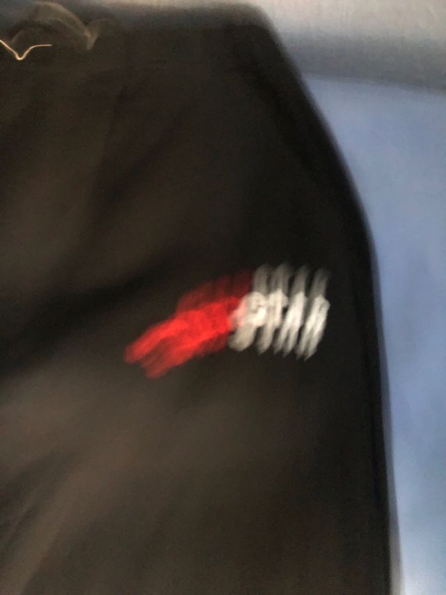 Trapstar Pantalones Hombre Talla XS Negro Rojo