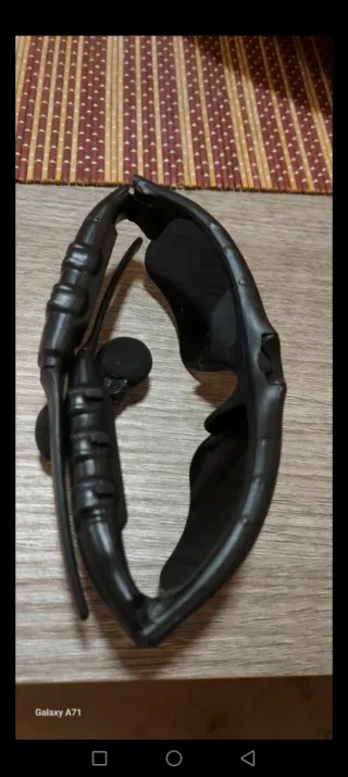 Occhiali da moto neri