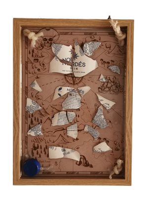 Quadri fatti a mano con resina