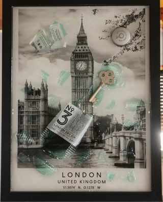 Quadri fatti a mano con resina