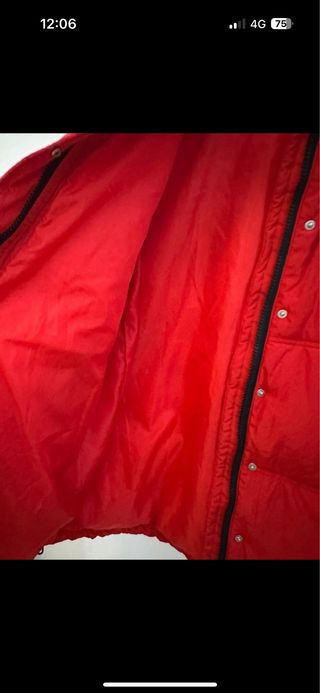 Giubbotto oversize rosso