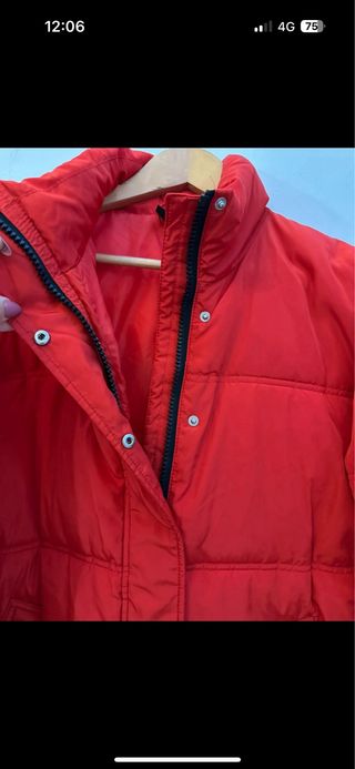 Giubbotto oversize rosso