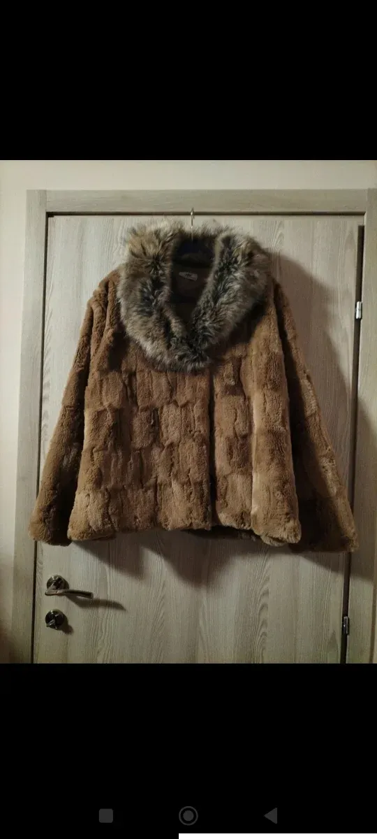 Ecopelliccia cammello taglia unica