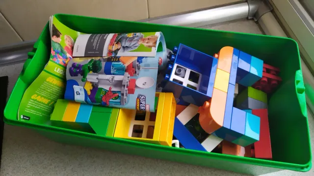 Caja Almacenaje Lego Verde