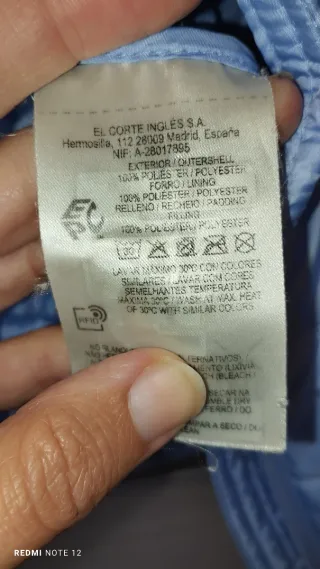 Cazadora ligera Unit azul mujer XL