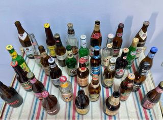 Collezione Bottiglie di Birra Varie