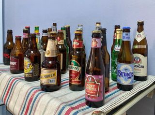 Collezione Bottiglie di Birra Varie