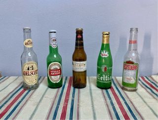 Collezione Bottiglie di Birra Varie