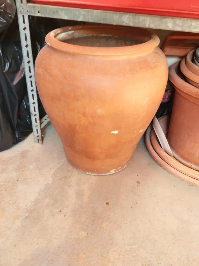 Ánfora de barro 50 cm
