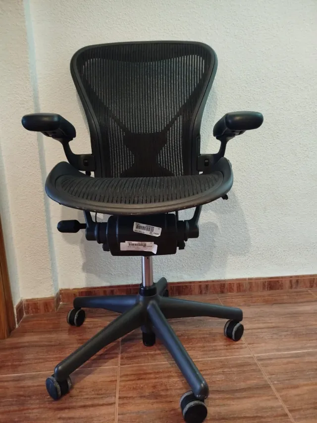 Silla Oficina Herman Miller Negra,modelo A