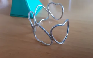 Bracciale Argento Cuori Brillanti