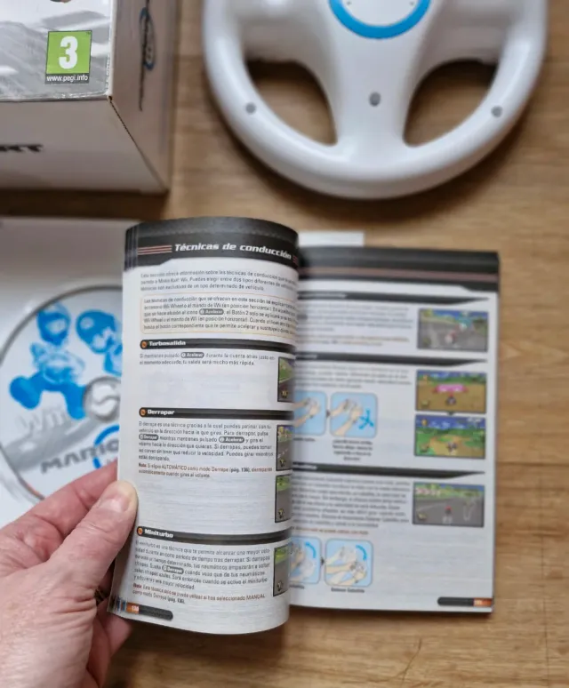 Volante Mario Kart Wii + Nintendo