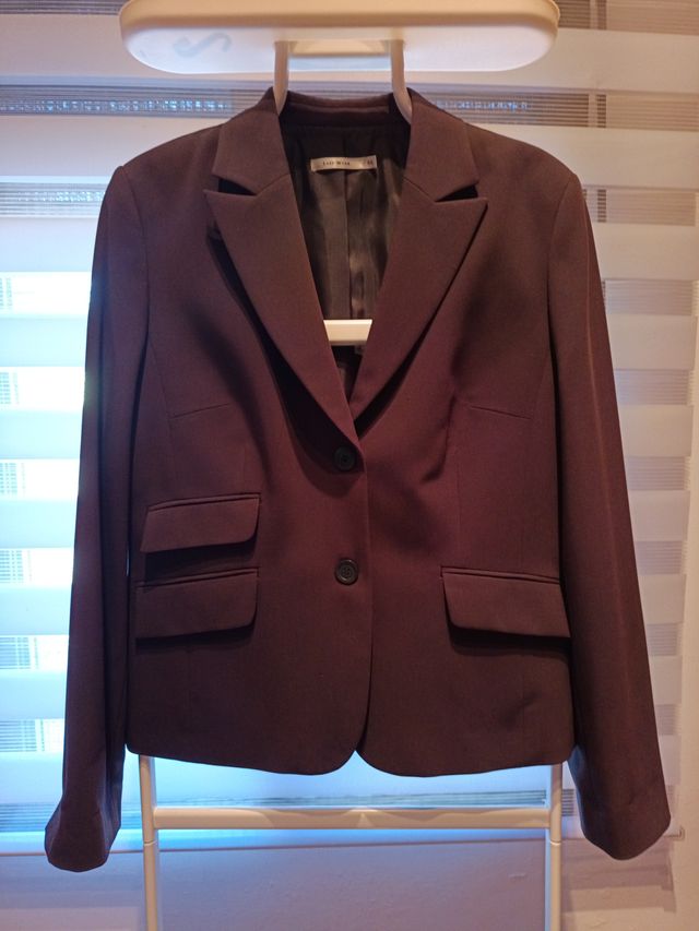 Traje de chaqueta marrón Easy Wear Talla 44