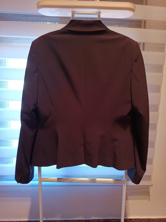 Traje de chaqueta marrón Easy Wear Talla 44