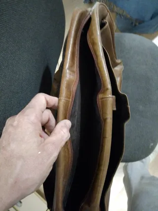 Maletín Portadocumentos Vintage Cuero