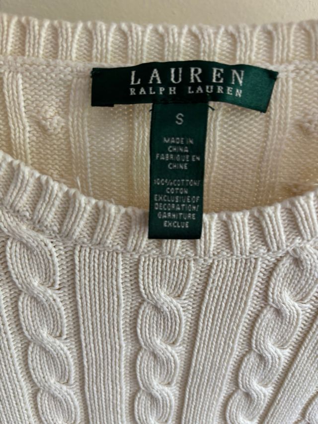 Jersey Ralph Lauren ochos beige