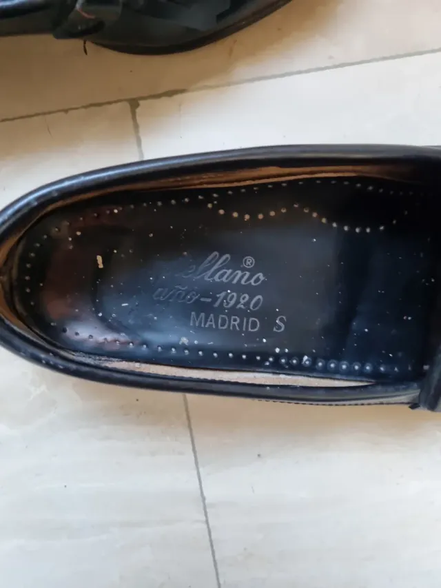 Mocasines negros mujer de piel